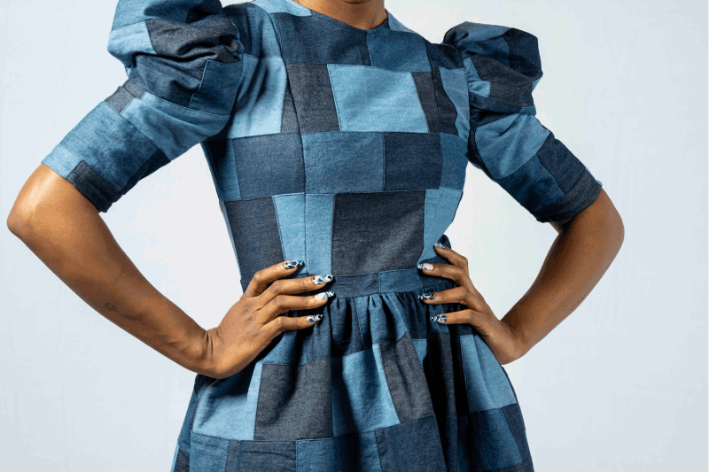 Patchwork Denim Dress Detroit Makers Market Patchwork Denim Dress Detroit Makers Market